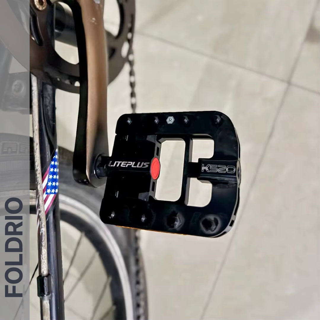 Brompton Foldable Flat Pedals - Leichtes Aluminium Upgrade